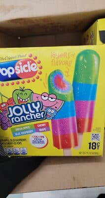 Cherry, Green Apple, Grape, Blue Raspberry Flavored Ice Pops