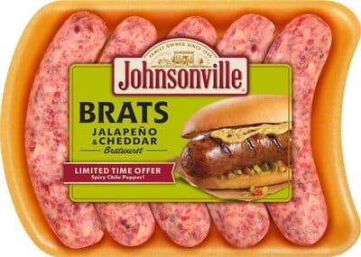 BRATS BRATWURST, JALAPENO & CHEDDAR