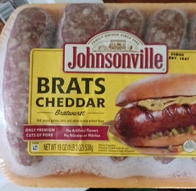 Brats Cheddar Bratwurst