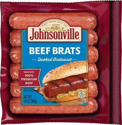 Beef Brats Smoked Bratwurst