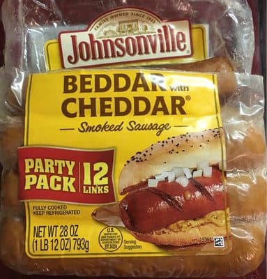 Smoked Beddar with Cheddar Sausage