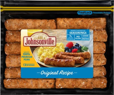 Original Recipe Fully Cooked Breakfast Sausage Links