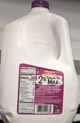 Reduced Fat Milk