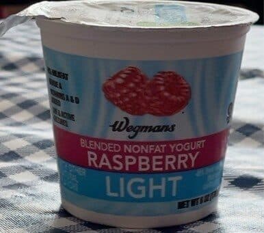 Raspberry Light Blended Nonfat Yogurt