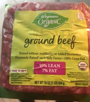 Ground Beef, 93% Lean
