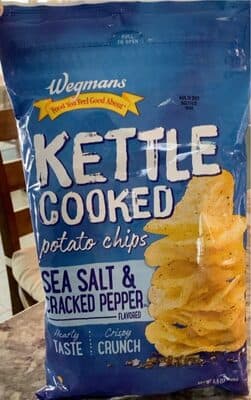 Sea Salt & Cracker Pepper Kettle Cooked Potato Chips