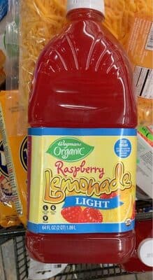 Organic Raspberry lemonade light