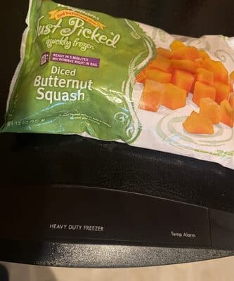 WEGMANS, JUST PICKED DICED BUTTERNUT SQUASH