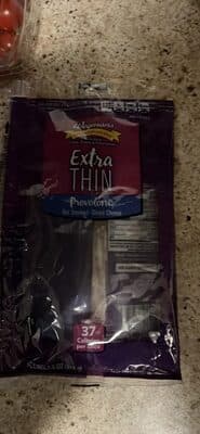 WEGMANS, ULTRA THIN SLICED PROVOLONE CHEESE