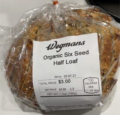 Organic six seed bread