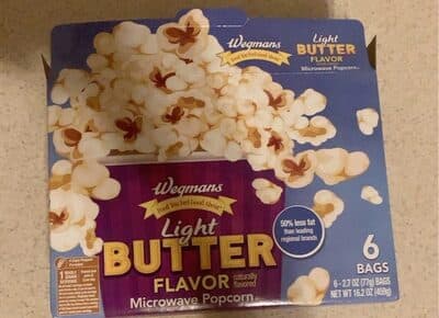 Light Butter Flavor Microwave Popcorn