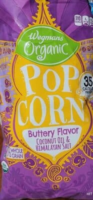 Pop Corn Buttery Flavor Coconut Oil & Himalayan Salt
