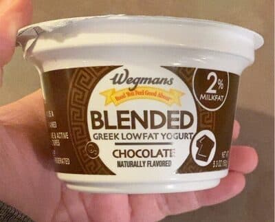 Chocolate Blended Greek Lowfat Yogurt