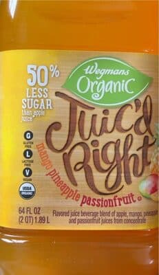 Juicd Right mango pineapple passionfruit
