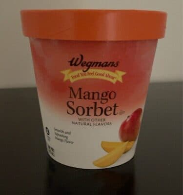 Wegmans mango sorbet