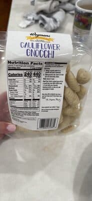Cauliflower Gnocchi