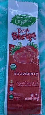 Strawberry Flavored Fruit Strips