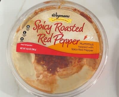 Spicy Roasted Red Pepper Hummus
