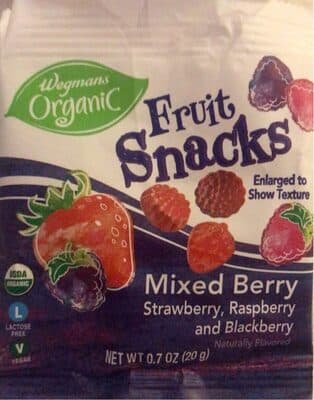 Mixed Berry Fruit Snacks