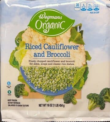 Riced Cauliflower and Broccoli