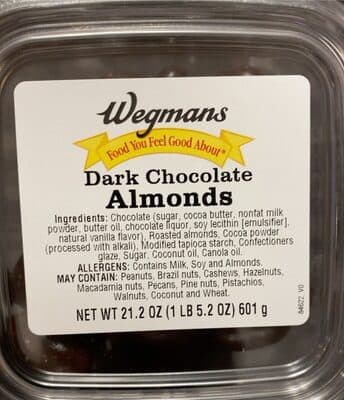 Dark Chocolate Almonds