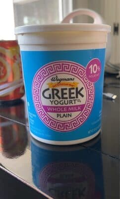 Greek Whole Milk Plain Yogurt