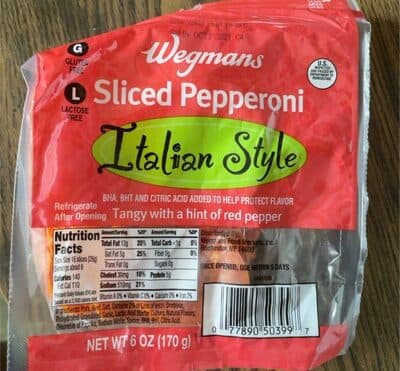 Sliced Pepperoni