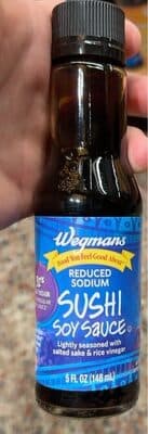 Reduced sodium soy sauce