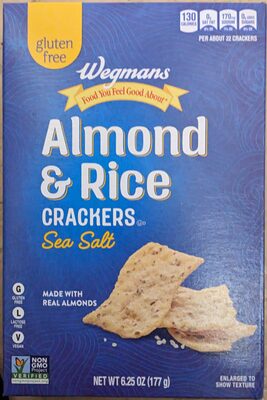 Sea Salt Almond & Rice Crackers