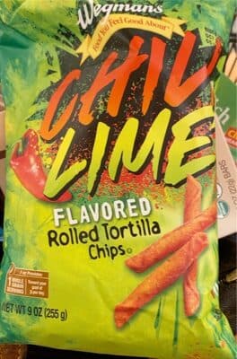 Chili lime tolled tortilla