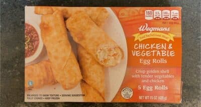 Wegmans Chicken & Vegetable Egg Rolls