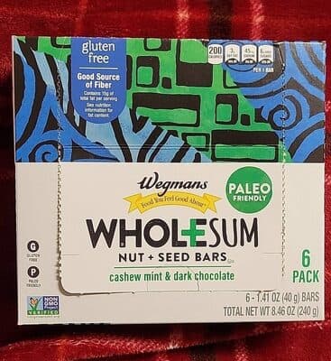 Nut + Seed Bars(cashew mint and dark chocolate)