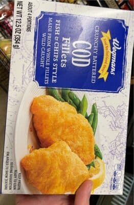 Crunchy Battered Cod Fillets