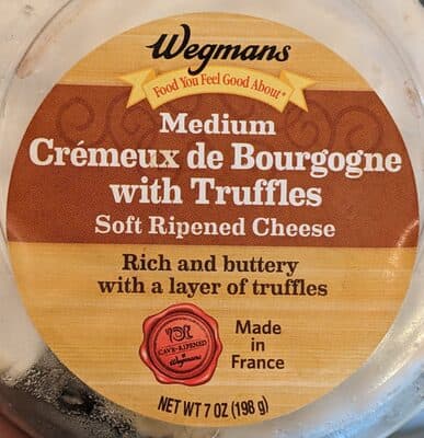 Medium Cremeux de Bourgogne with Truffles