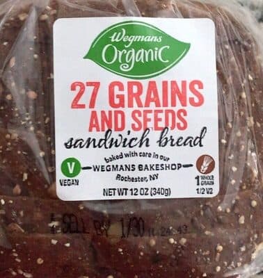 27 Grains and Seeds Sandwich Bread