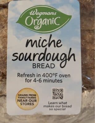 Wegmans Organic Miche Sourdough