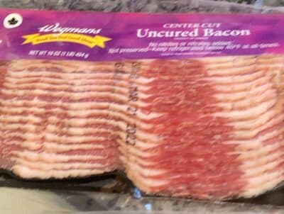 Center Cut Uncured Bacon
