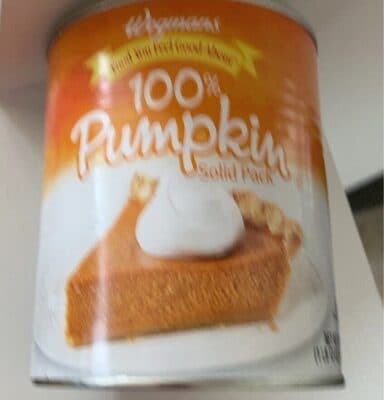 100% Pumpkin Solid Pack