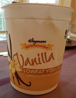 Vanilla Flavored Lowfat Yogurt