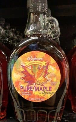 Pure maple syrup