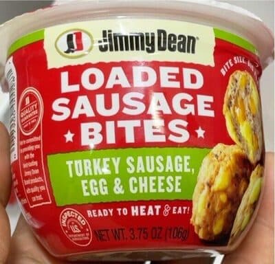 Turkey Sausage, Egg & Cheese Loaded Sausage Bites