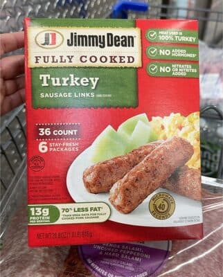 Turkey sausage links