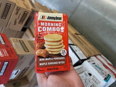 Mini Maple Pancakes and Maple Sausage Bites Morning Combos