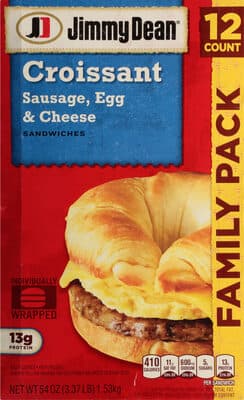 Sausage, Egg & Cheese Croissant Sandwiches