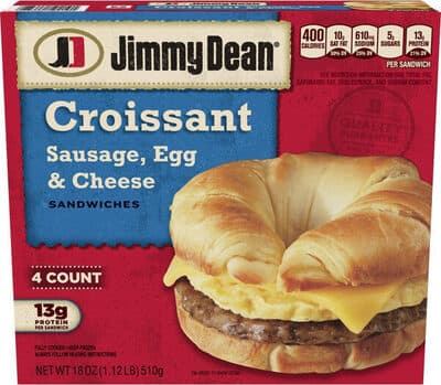 Sausage, Egg & Cheese Croissant Sandwiches