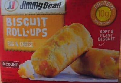 Biscuit Roll Ups Egg and Cheese