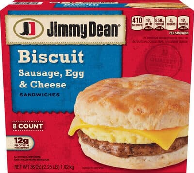Sausage, Egg & Cheese Sandwiches Biscuit