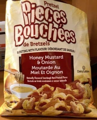 Pretzel Pieces, Honey, Mustard & Onion