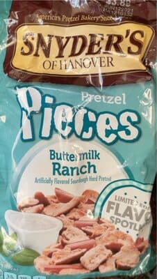 Buttermilk Ranch Flavored Pretzel Pieces