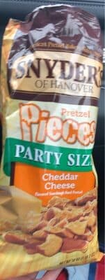 Cheddar Cheese Flavored Sourdough Hard Pretzel Pieces